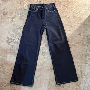 H&M Navy Wide Leg Pants